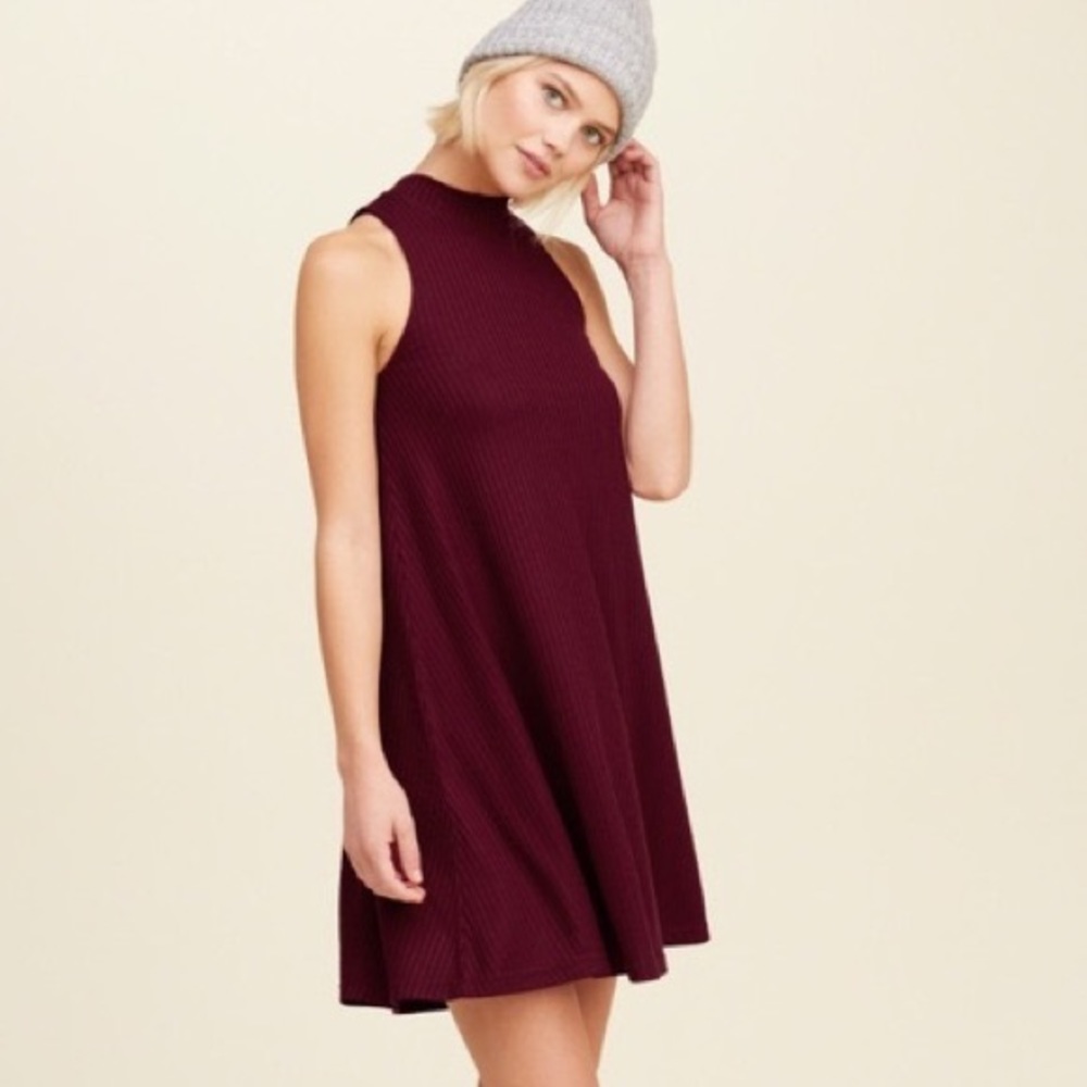 Hollister Ribbed Knit Sleeveless Dress